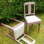 Relooking Chaises Art Déco by Le Crapaud Charmant
